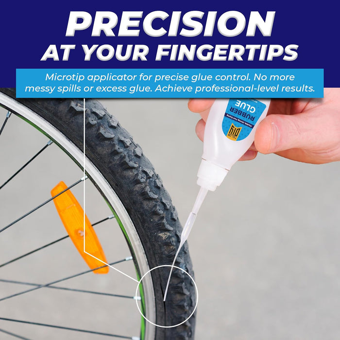 Y'allCanDiy Super Glue for Rubber - Cyanoacrylate Based Adhesive for RC Tires, Seals , Gaskets, Soles, Hose, Mat & Neoprene, Automotive Parts Repair. Heavy Duty, Waterproof